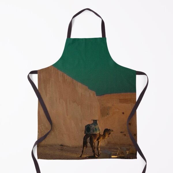 Item preview, Camel Next to Kasbah Wall in Agadir – Moroccan Desert Scene designed and sold by photo-travel.