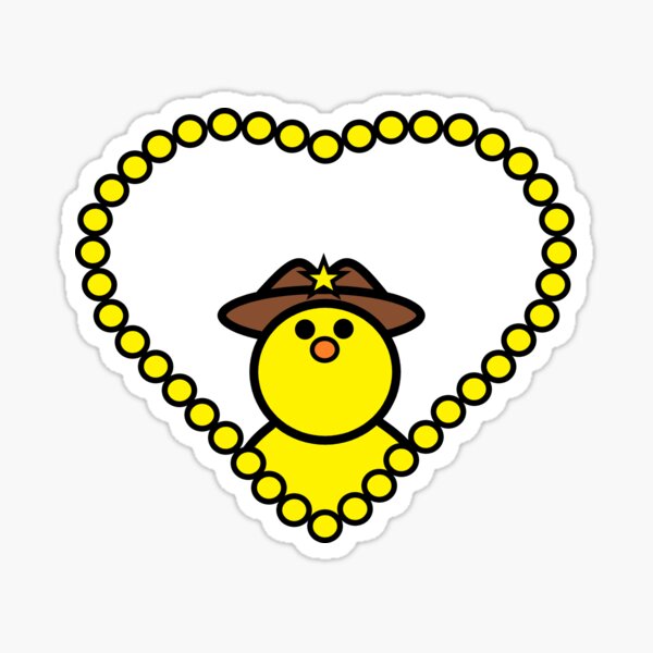 Item preview, Deputy Duck Meep Love Heart designed and sold by Sassy and Nelly.