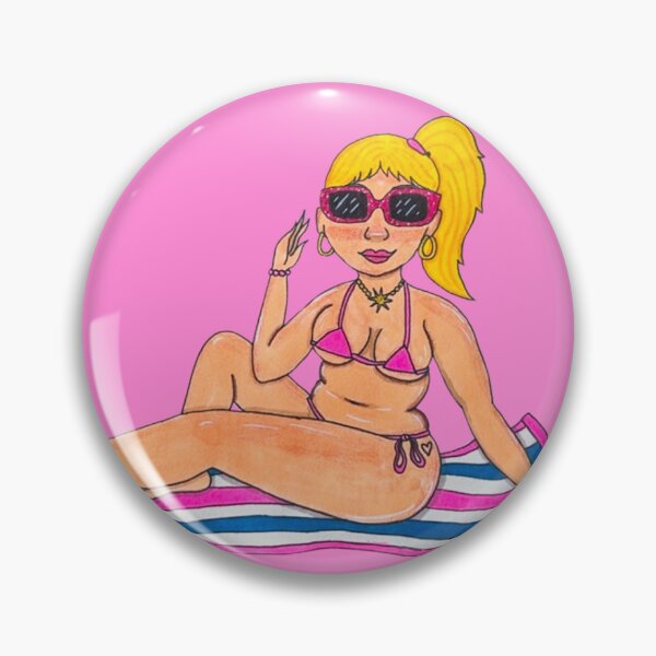Item preview, Suntan Girlie Pinup designed and sold by carlyscreations.