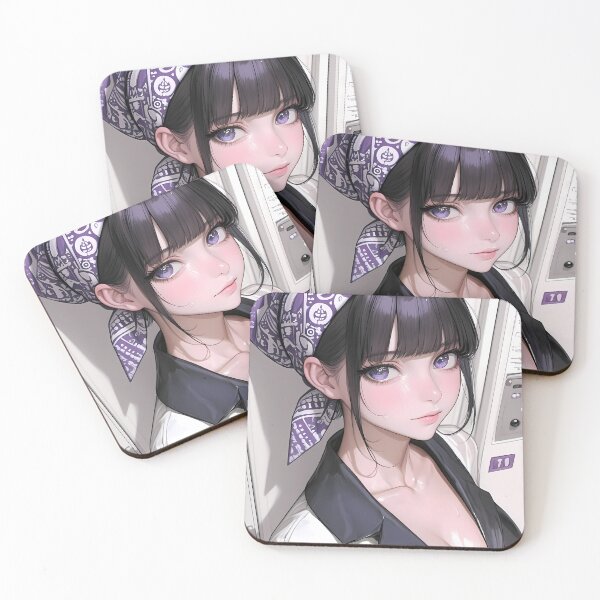 Item preview, Kanao Tsuyuri Demon Slayer Anime Bandana Style Closeup Locker Glow designed and sold by lassedgkotsij.