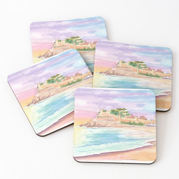 Item preview, Tossa de Mar Costa Brava Spanish Beach View designed and sold by artshop77.