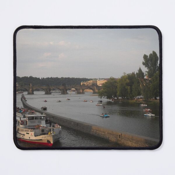 Item preview, Vltava River in Prague – Scenic Cityscape and River Photography designed and sold by photo-travel.