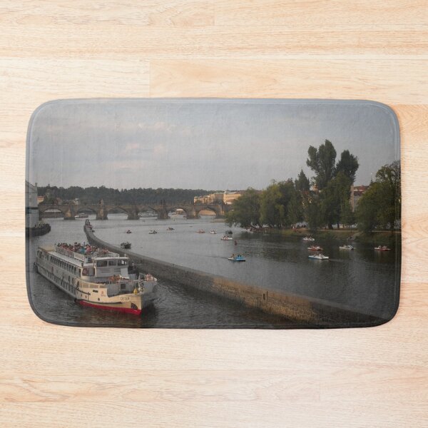 Item preview, Vltava River in Prague – Scenic Cityscape and River Photography designed and sold by photo-travel.