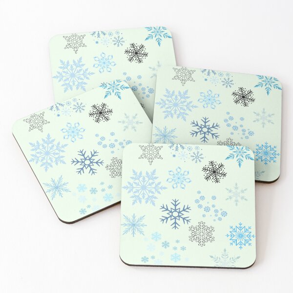 Item preview, Snow Blanket - Snowflakes Winter Crystals designed and sold by Arkeso.