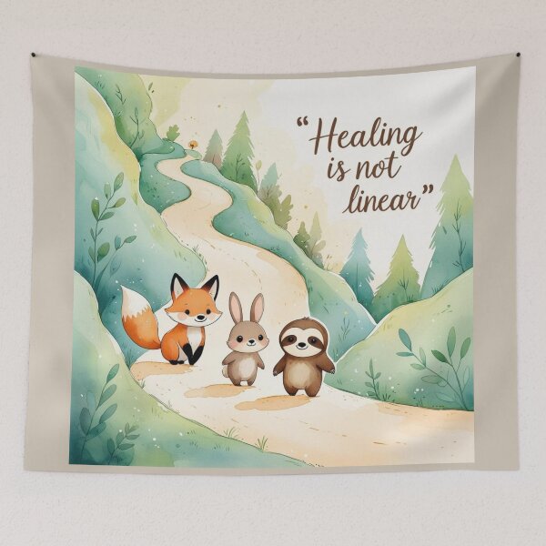 Item preview, Healing is not linear designed and sold by Nature's Palette.