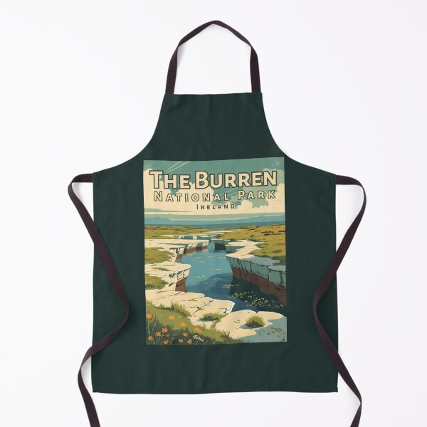 Item preview, A Vintage Illustration of The Burren National Park - Ireland designed and sold by GoodOldVintage.