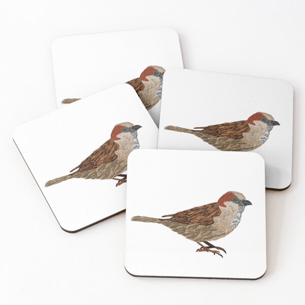 Item preview, Simplistic Cartoon Sparrow Design designed and sold by ArtByTomRigby.