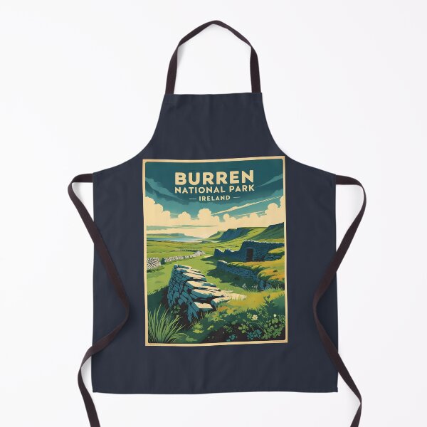 Item preview, A Vintage Illustration of The Burren National Park - Ireland designed and sold by GoodOldVintage.