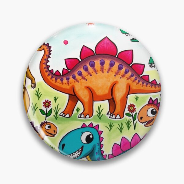 Item preview, Colorful Dinosaur World Through a Child’s Eyes designed and sold by Think Ink Print.