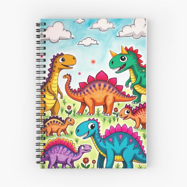 Item preview, Colorful Dinosaur World Through a Child’s Eyes designed and sold by Think Ink Print.