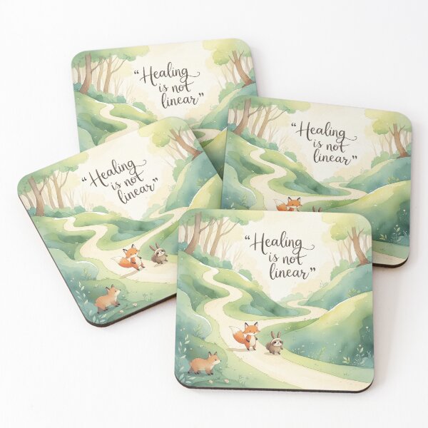 Item preview, Healing is not linear designed and sold by Nature's Palette.