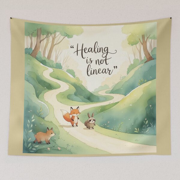 Item preview, Healing is not linear designed and sold by Nature's Palette.
