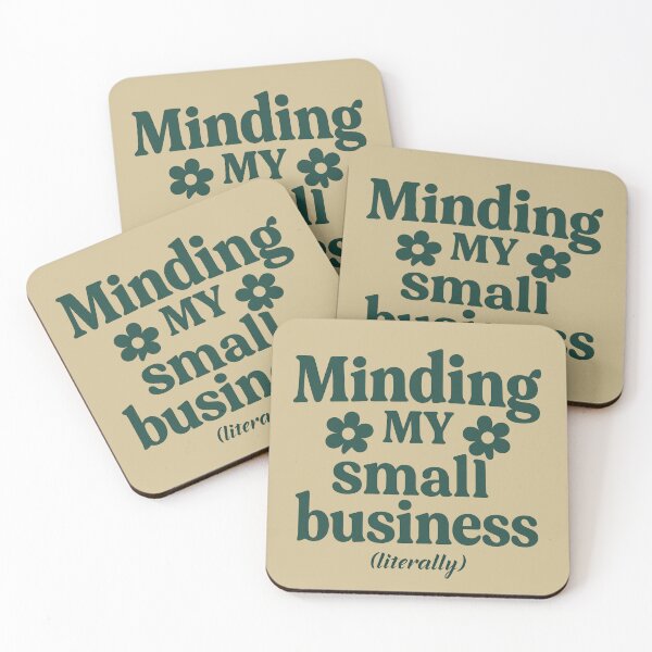 Item preview, Minding my small business (literally) designed and sold by Pawethic Prints Studio.
