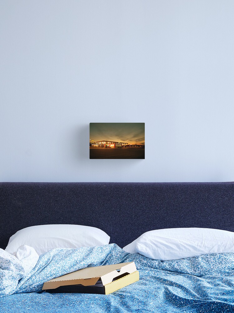 Thumbnail 1 of 3, Canvas Print, Alabama Filling Station designed and sold by jdempsey.