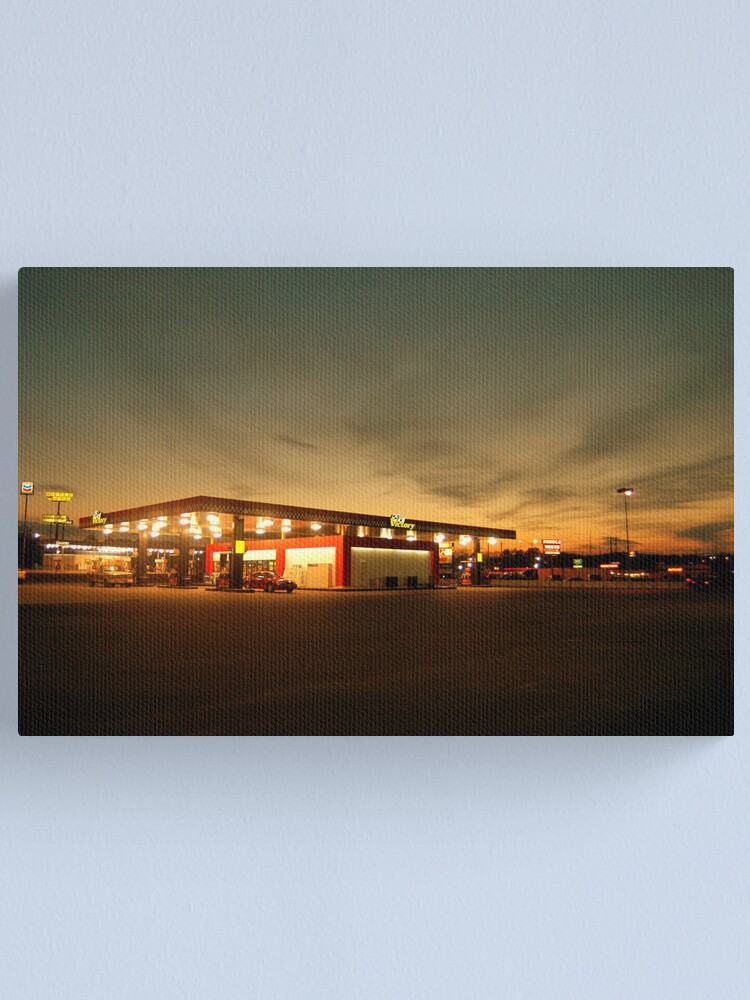 Thumbnail 2 of 3, Canvas Print, Alabama Filling Station designed and sold by jdempsey.