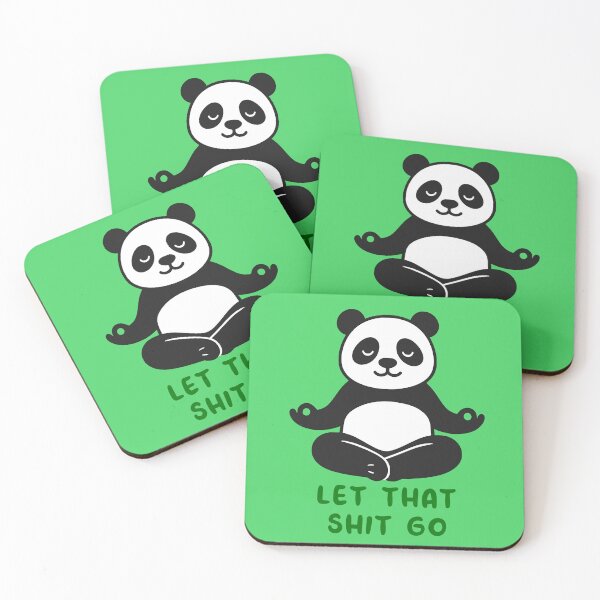 Item preview, Chill Panda Yoga Vibes – Let It Go! designed and sold by Art Happens.