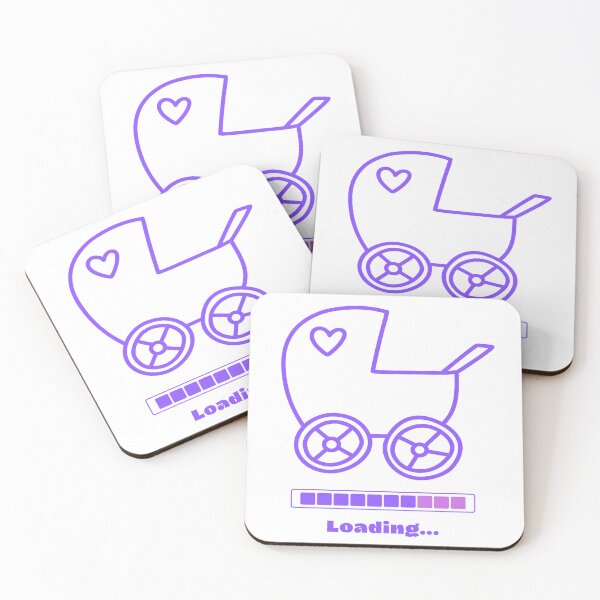 Item preview, Baby invites, announce pregnancy - girl designed and sold by LiskoDesign.
