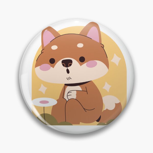 Item preview, Surprised Shiba Inu Reaction designed and sold by DoggoSay.