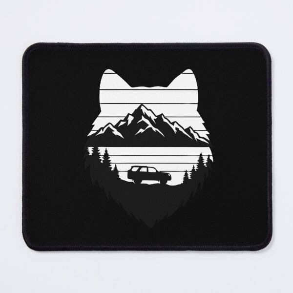 Artikelvorschau, Wolf Overland Badge – Retro Off-Road entworfen und verkauft von Timegraf.