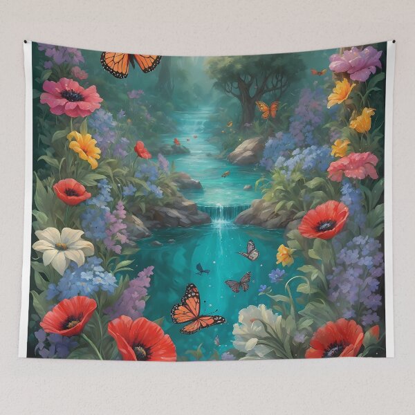 Item preview, Beautiful colorful nature motif designed and sold by HolaJosephina.