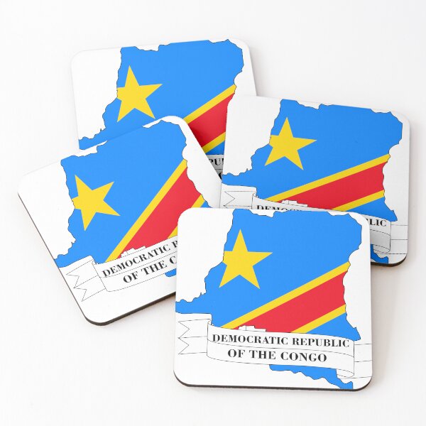 Item preview, Map of the flag of the Democratic Republic of the Congo designed and sold by visual adventures.