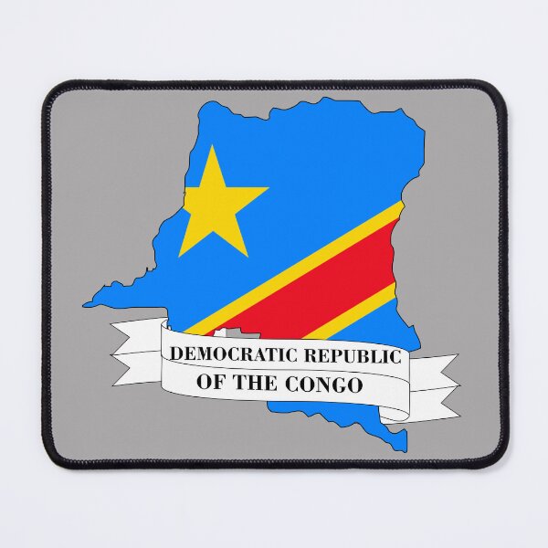 Item preview, Map of the flag of the Democratic Republic of the Congo designed and sold by visual adventures.