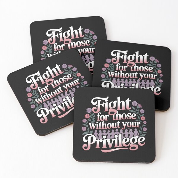 Item preview, Fight For Those Without Your Privilege Floral Protest designed and sold by Redgiant87x.