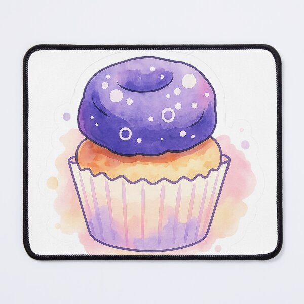 Item preview, Cupcake Dream – Watercolor & Anime Style Sticker designed and sold by Pacika.