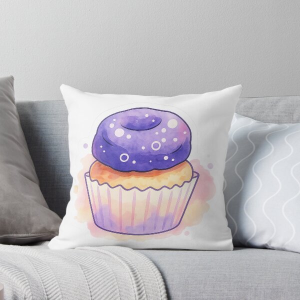 Item preview, Cupcake Dream – Watercolor & Anime Style Sticker designed and sold by Pacika.