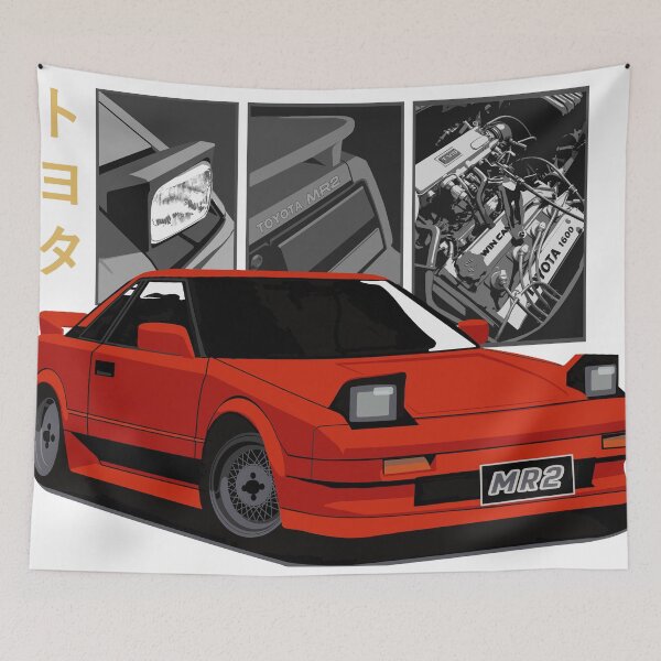 Item preview, 88 Toyota MR2 AW11 designed and sold by What is Celine Drawing.