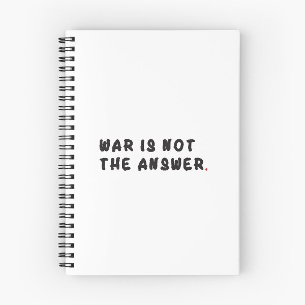 Item preview, War Is Not  the Answer designed and sold by Baka Collective.