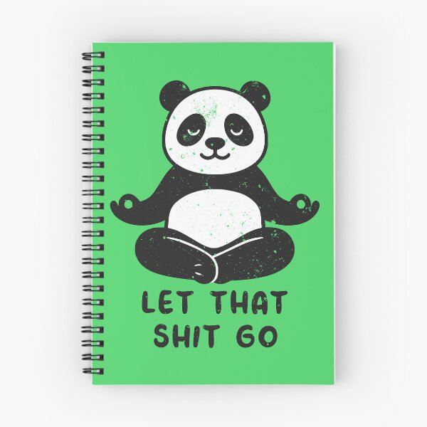 Item preview, Let That Shit Go - Vintage Meditating Panda Design designed and sold by Art Happens.