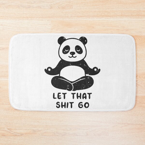Item preview, Let That Shit Go - Vintage Meditating Panda Design designed and sold by Art Happens.