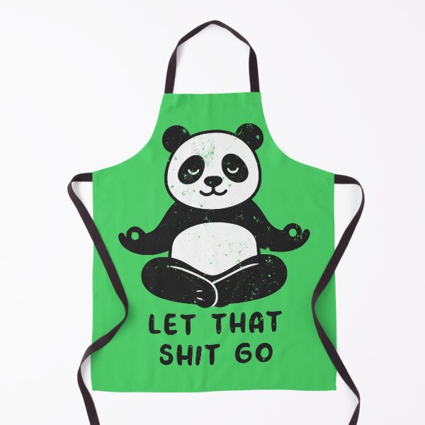 Item preview, Let That Shit Go - Vintage Meditating Panda Design designed and sold by Art Happens.