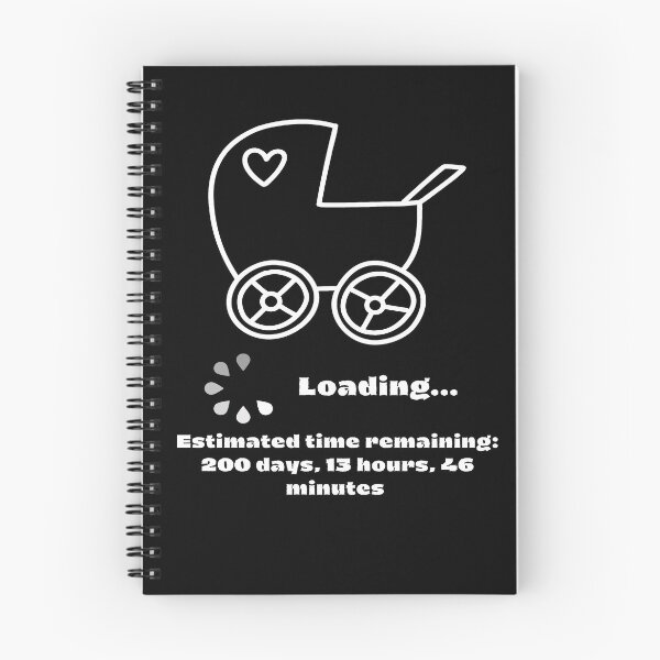 Item preview, Baby invites, announce pregnancy - 200 days white designed and sold by LiskoDesign.