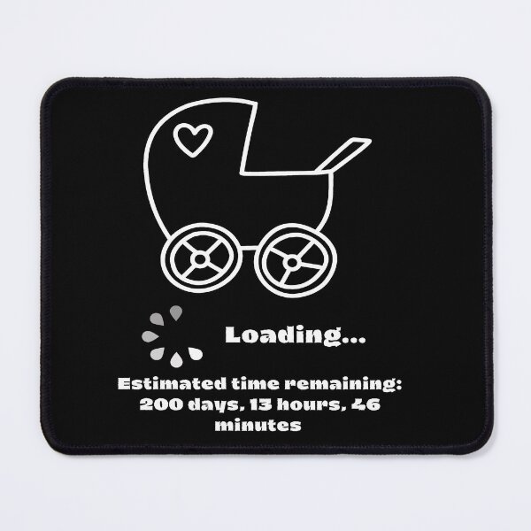 Item preview, Baby invites, announce pregnancy - 200 days white designed and sold by LiskoDesign.