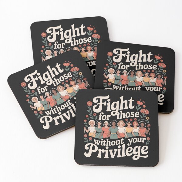 Item preview, Fight For Those Without Your Privilege Floral Protest designed and sold by Redgiant87x.
