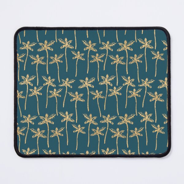 Item preview, Golden Palms – Tropical Linework Pattern designed and sold by krystlemc.