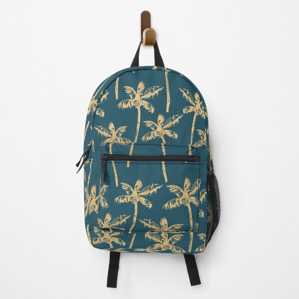 Item preview, Golden Palms – Tropical Linework Pattern designed and sold by krystlemc.
