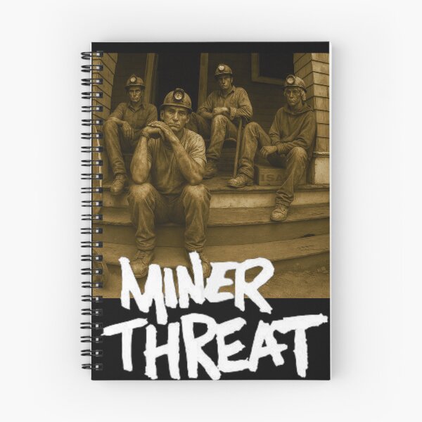 Item preview, Miner Threat designed and sold by LONEBooks.