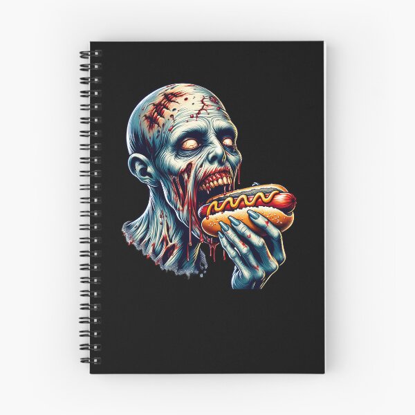 Item preview, Zombie eating a hot dog. designed and sold by ReneMM.