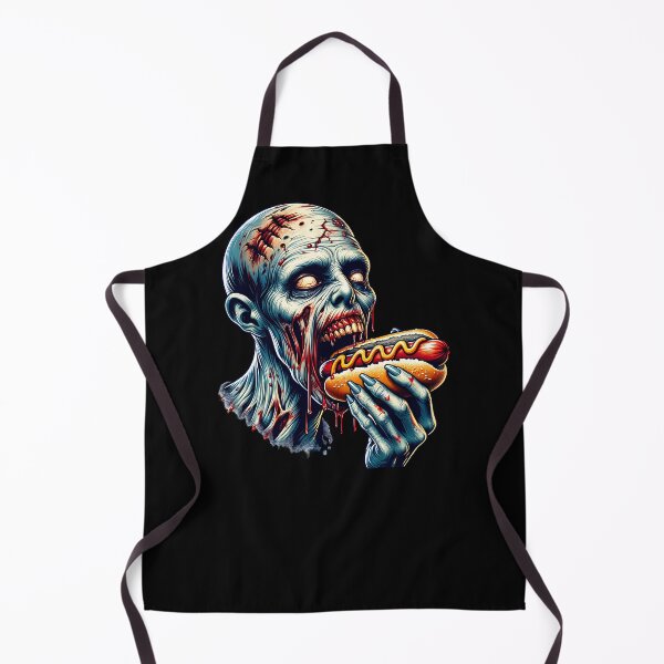 Item preview, Zombie eating a hot dog. designed and sold by ReneMM.