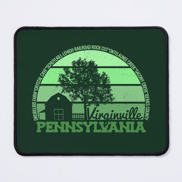 Item preview, Virginville Pennsylvania Sunset Retro Vintage Local Pride Logo designed and sold by CRHPOD20.