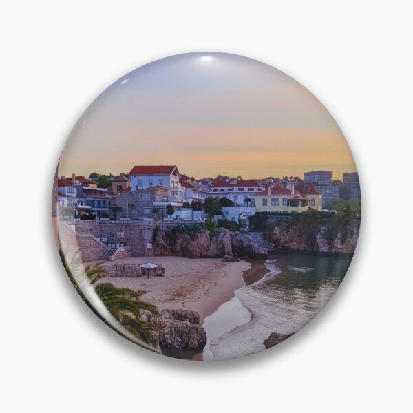 Item preview, Morning in Cascais with Pink Sunrise Over the Atlantic designed and sold by Pinups Galore Co..