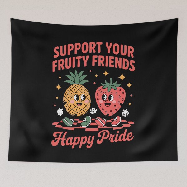 Item preview, Support Your Fruity Friends Lgbtq designed and sold by MooonTees.