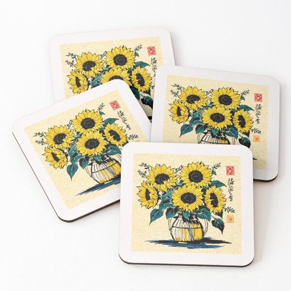 Item preview, Vase of Sunflowers #2 designed and sold by Helios Be. Lavsh.