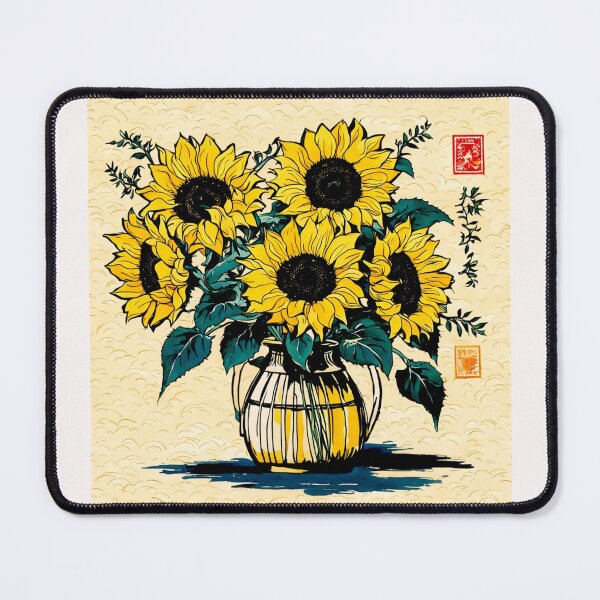 Item preview, Vase of Sunflowers #2 designed and sold by Helios Be. Lavsh.