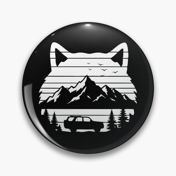Artikelvorschau, Wolf Overland Badge – Retro Off-Road entworfen und verkauft von Timegraf.
