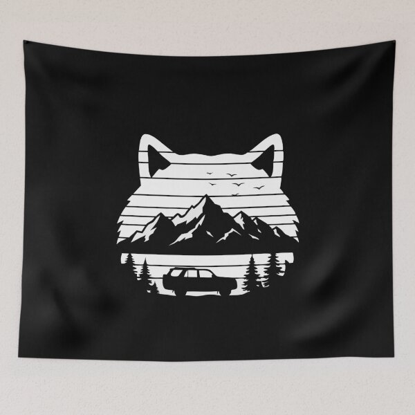 Artikelvorschau, Wolf Overland Badge – Retro Off-Road entworfen und verkauft von Timegraf.
