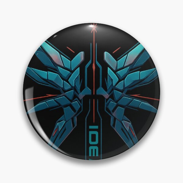 Item preview, ALMOST IDEAL - Futuristic Mecha Wing Cyberpunk Sticker designed and sold by Spiking11.